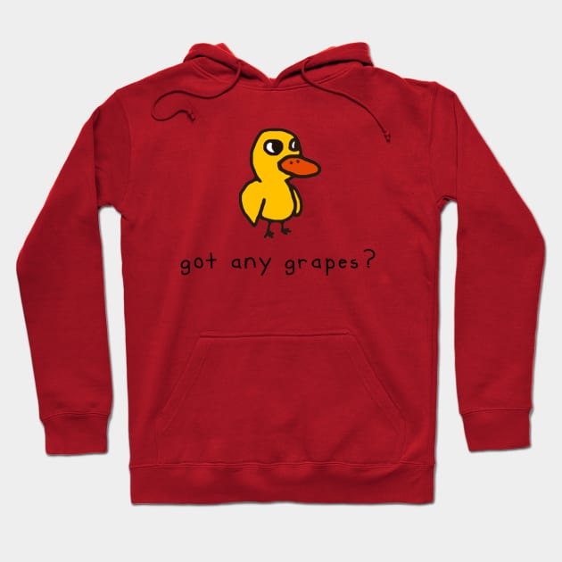 got any grapes Hoodie by Davide-text